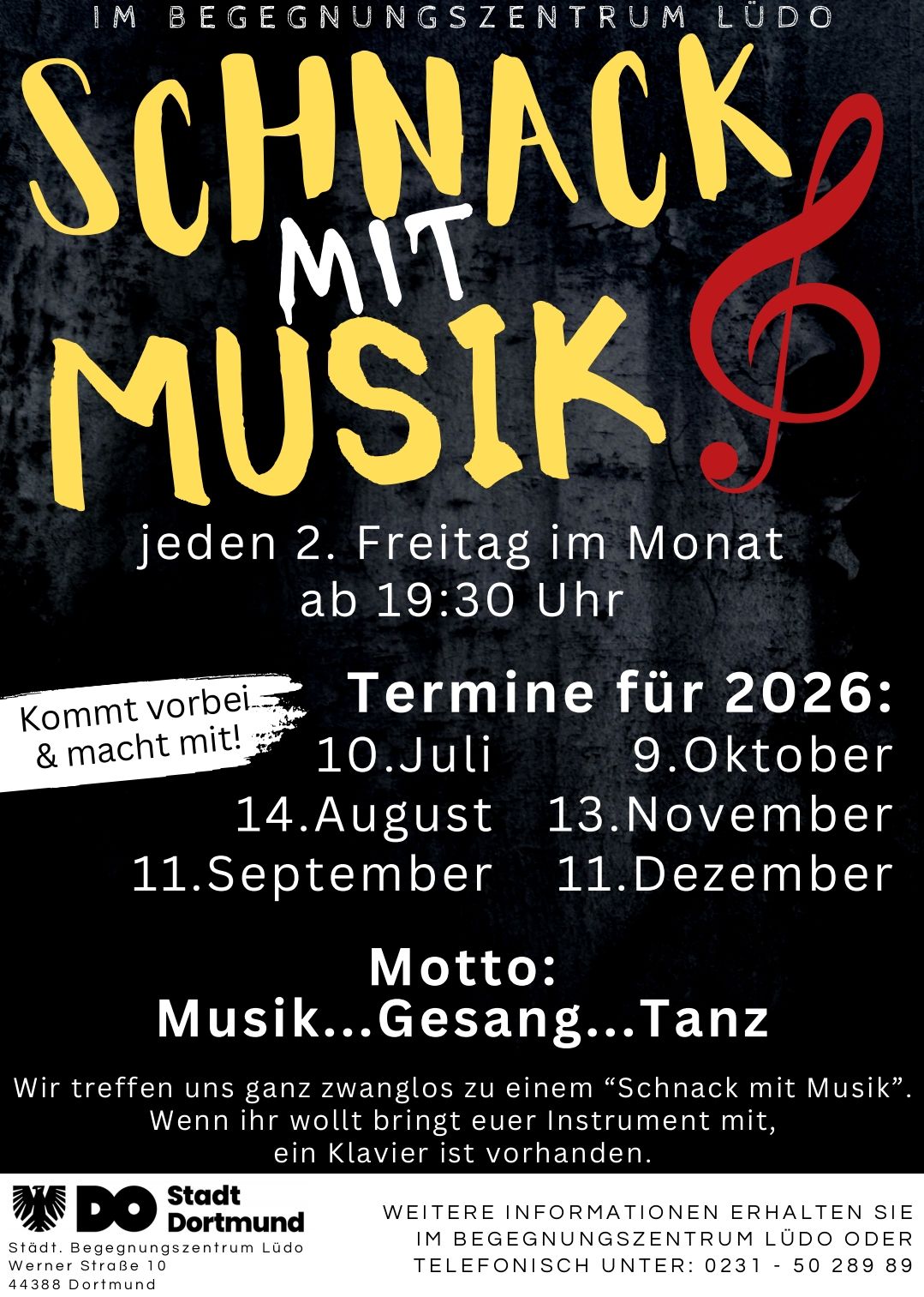 N&auml;chste Schnacktermine