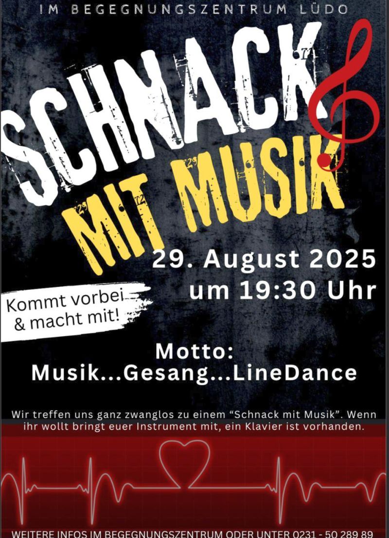 Schnack mit Musik am 29.08.2025